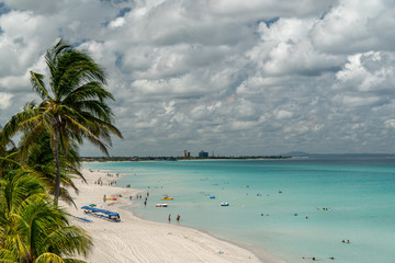 Amazing caribbean beach in Varadero, Cuba