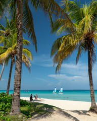 Amazing caribbean beach in Varadero, Cuba