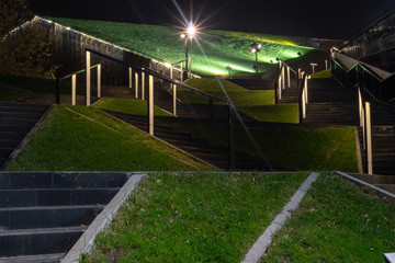 Katowice nocą 