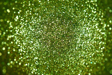 Green sparkle glitter background