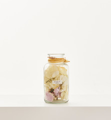 Pine pipe for living room ornament and flowers in the pipe style white background.