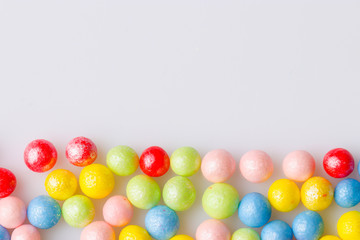 colorful sugar sprinkles Macro background decoration for cake and bakery