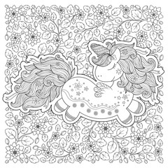 Unicorn magical animal.