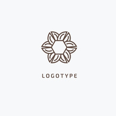 Abstract green leaf logo icon vector design. Landscape design, garden, Plant, nature and ecology vector logo. Ecology Happy life Logotype concept icon. Vector illustration, Graphic Editable Design