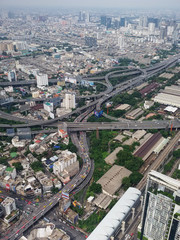 Aerial view of Bangkok 
