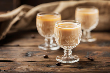 Strong coffee liqueur