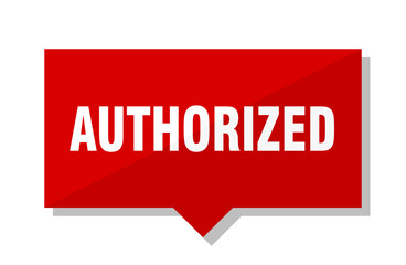authorized red tag