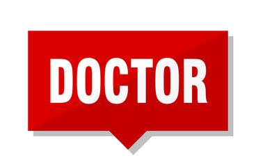 doctor red tag