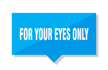 for your eyes only price tag