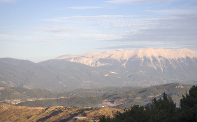Fototapeta na wymiar View on high Taurus mountains in Turkey