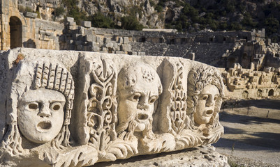 Obraz premium Myra the ancient place in Turkey