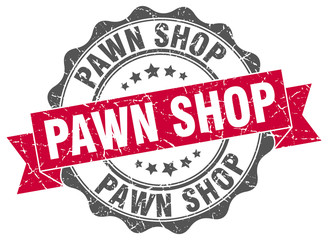 Obraz premium pawn shop stamp. sign. seal
