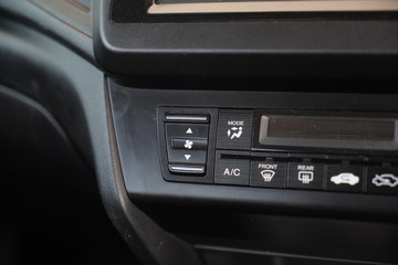 Modern car's interior detail