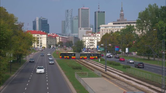 Warsaw City Timelapse
