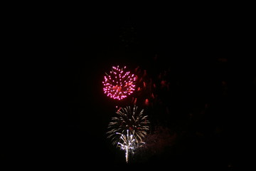 Fototapeta premium fireworks in the sky