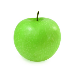 Green apple isolated on white background