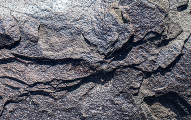 Texture of black natural stone