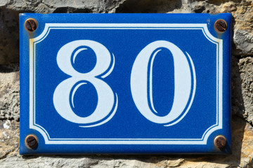 House Number Eighty 80