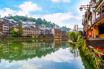 Fototapeta premium Phoenix Town, Hunan, China..