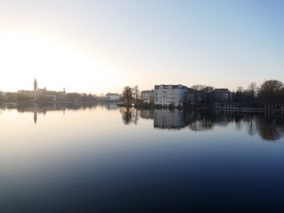 Obraz premium Morgenstimmung an der Spree
