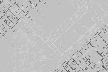 Architectural technical drawing- background