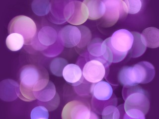 Bright violet round soft glowing blurred lights decorative abstract background
