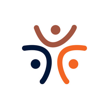 Community and adoption care logo design