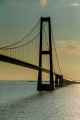 Fototapeta na wymiar The Big Beltbridge Denmark