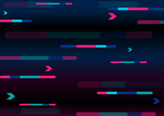 Abstract colorful geometric minimal tech background