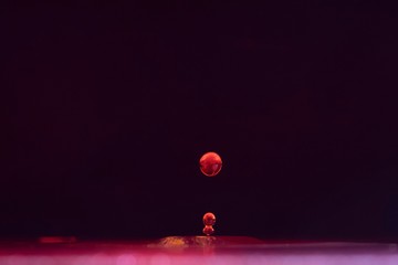 Water splash art