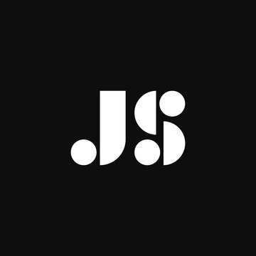 Vector Logo Letters JS Elegant Shapes
