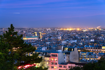 Fototapeta na wymiar Paris, at night