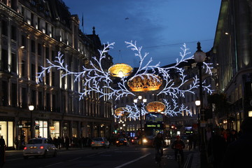 Fototapeta na wymiar Noël Londres Royaune Uni - Christmas in London United Kingdom