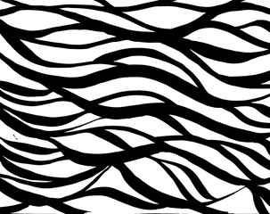 Brush pattern. Grunge background. Vector.