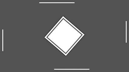 Opening or Ending video simple motion graphic rotation animation with 3D effect