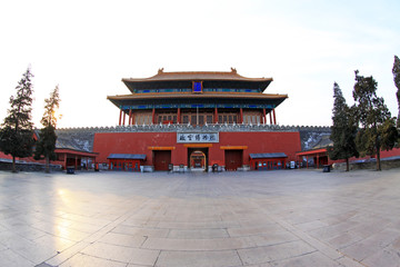 Shenwu Door of the Forbidden City on december 22, 2013, beijing, china.