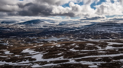 Fototapeta na wymiar Lappland aus der Luft
