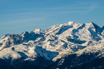 Fototapeta na wymiar Snow covered Mountains