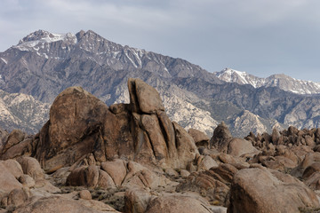 Alabama HIlls Rocks and Mountain