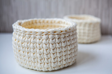 Crochet Home Basket,