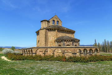 Fototapeta na wymiar Church of Saint Mary of Eunate, Navarre, Spain
