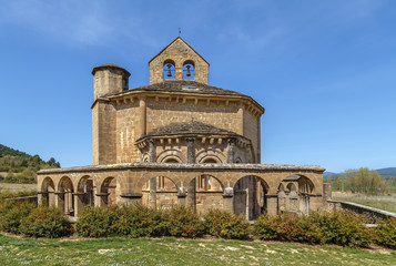 Fototapeta premium Church of Saint Mary of Eunate, Navarre, Spain