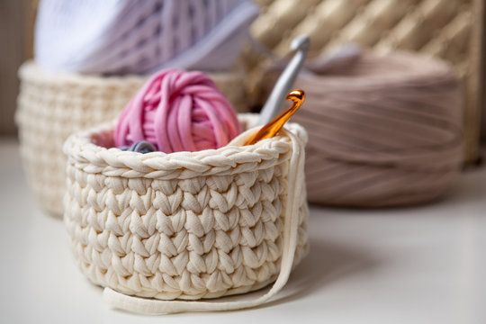 Crochet Home Basket,