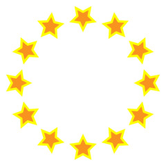 Star icon vector. Classic rank. pattern star circle design. Trendy flat favorite design. Star web site pictogram, mobile app. Logo illustration. Eps10.