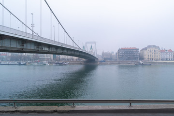morning fog in Budapest