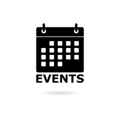 Black Events logo (calendar icon) 