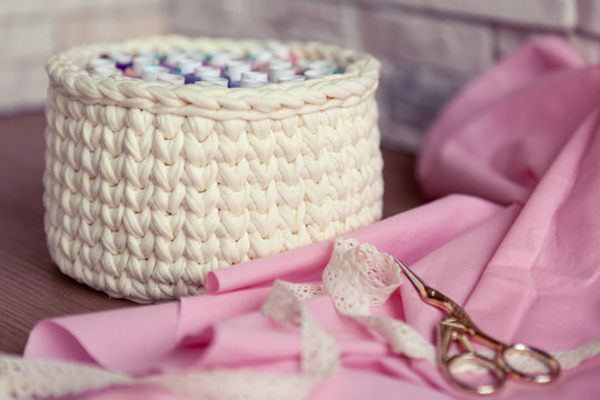 Crochet Home Basket,