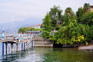 Fototapeta na wymiar Iseo resort in Italy, Europe