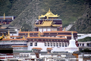 Monasterio Labrang en Xiahe, China