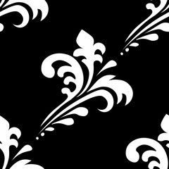 Fototapeta premium abstract seamless floral pattern